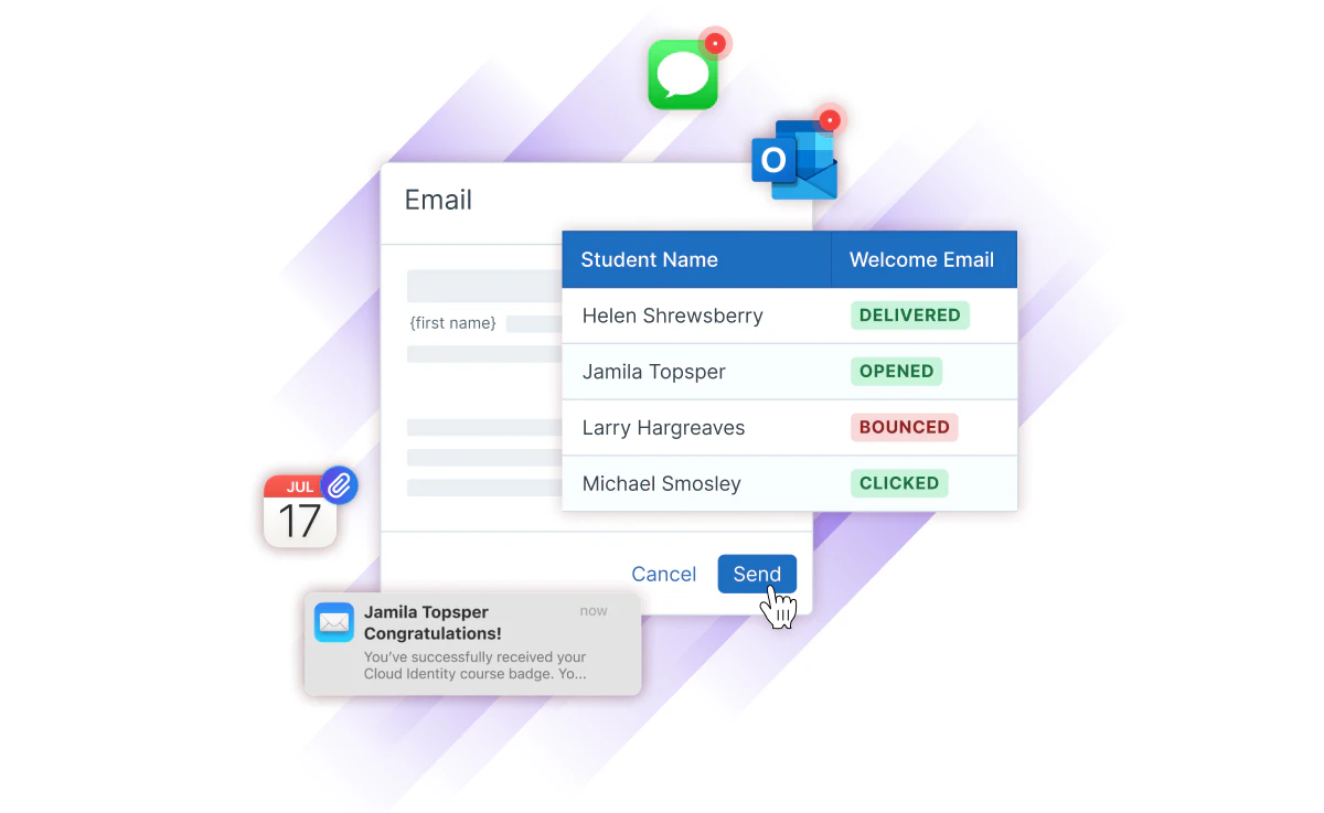 screenshot of Administrate Training Management